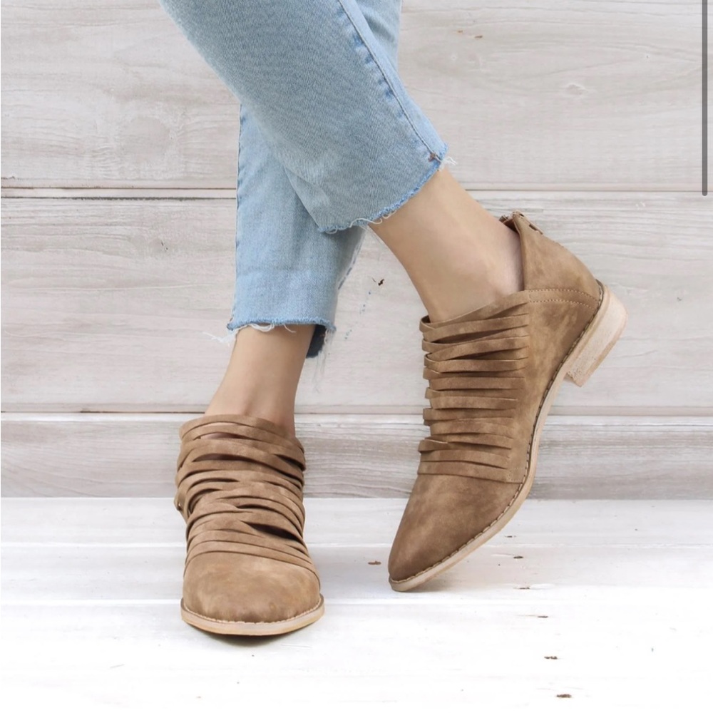 Free Soul Shredded Booties by Mi.iM